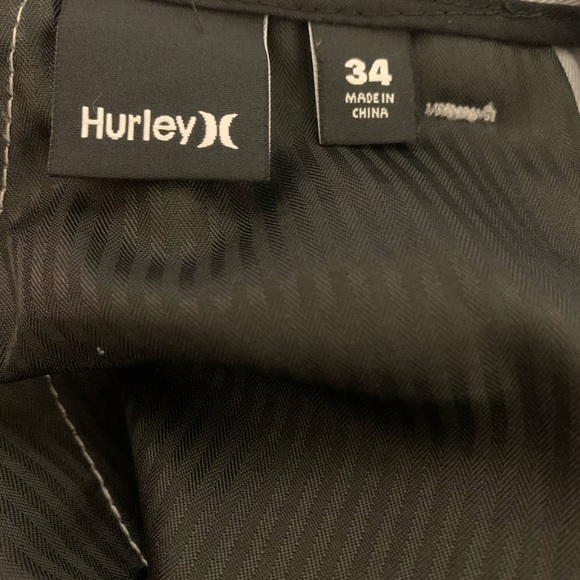 Hurley men’s flat front grey casual shorts - Picture 6 of 7